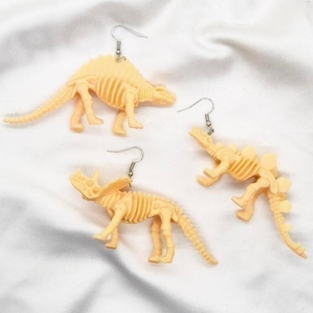 Oversized Dinosaur Earrings